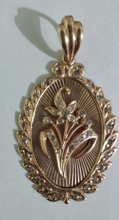 Золотой кулон 583 пр