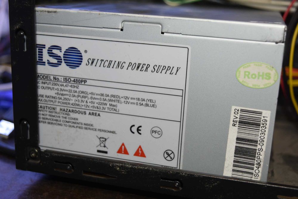 Кутия и 420 вата захранване - DaoTech + ISO 480