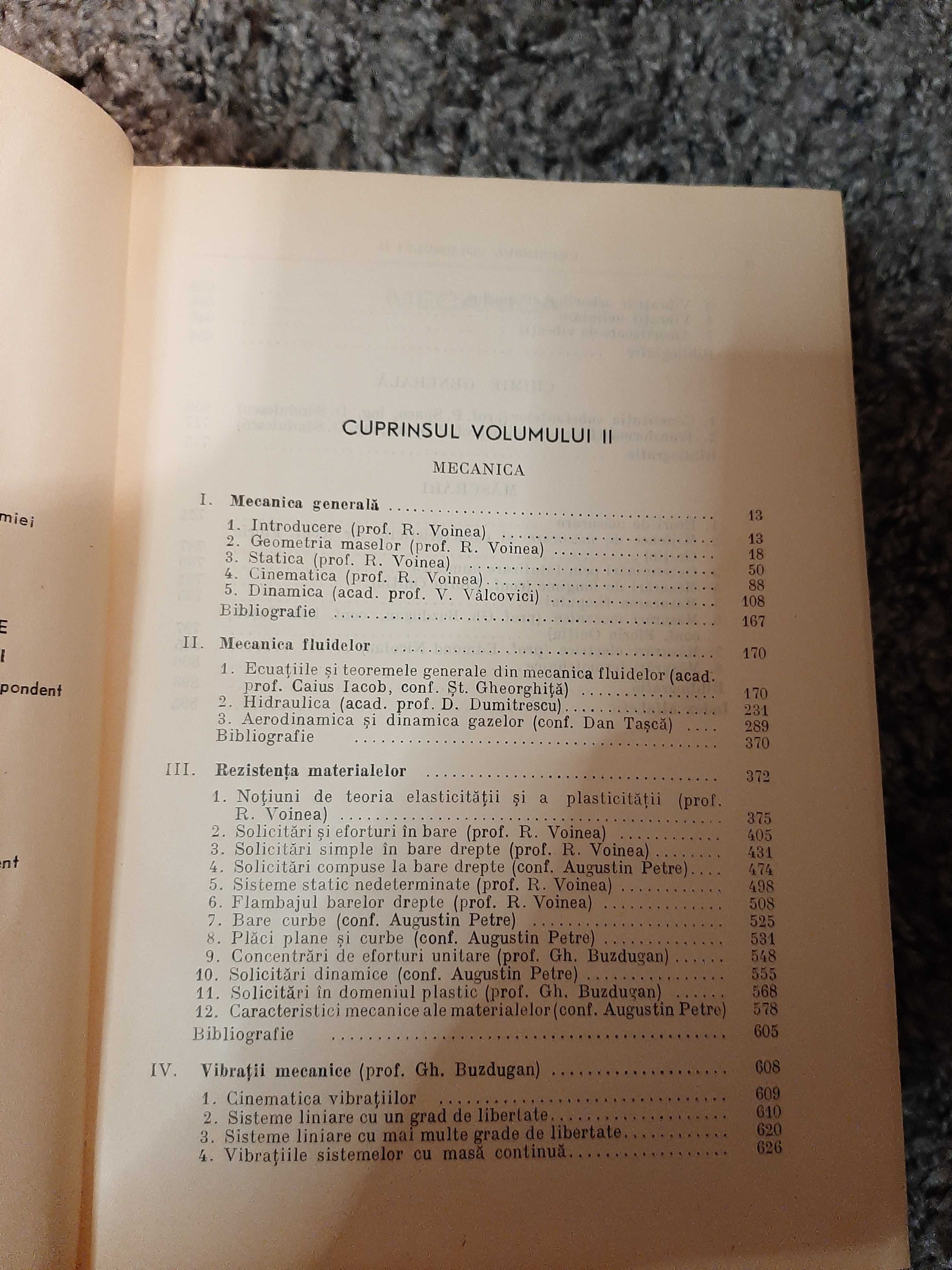 Manualul Inginerului (vol 1 + vol 2) 1965