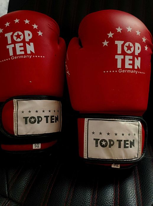 Боксерские перчатки Top Ten – как новые!