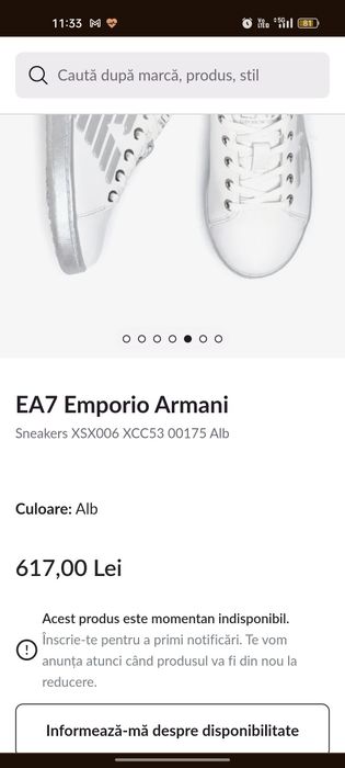 Sneakersi Emporio Armani