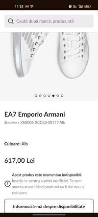 Sneakersi Emporio Armani