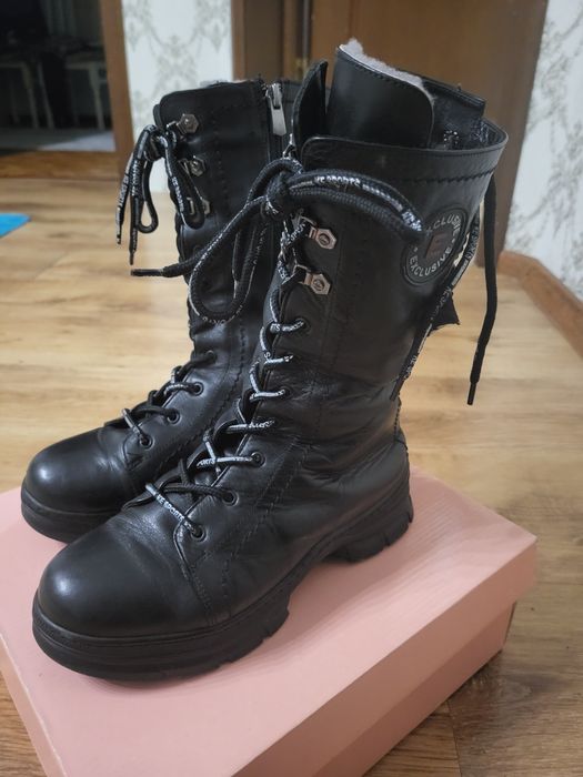 Зимние сапоги натуралка