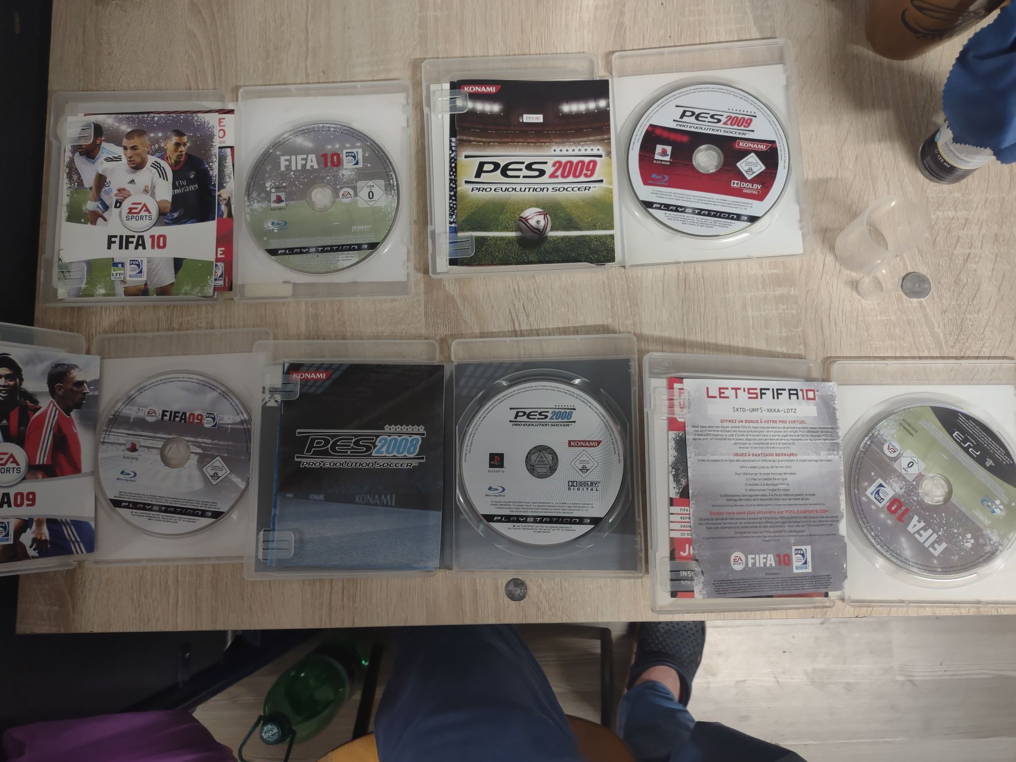 Jocuri PS3(playstation 3),FIFA 9 si 10, PES 8 și9 la bucata sau pachet