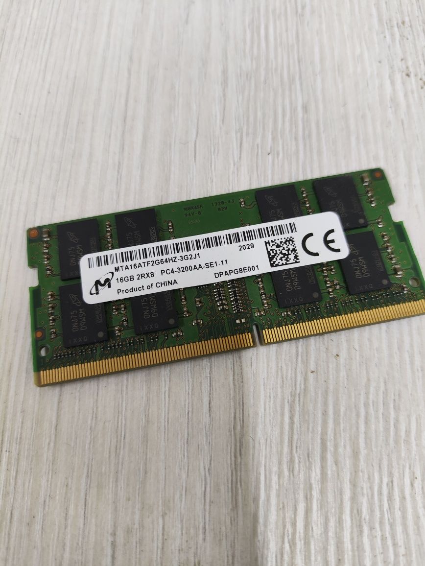 Оперативная память для ноутбука DDR4, DDR3