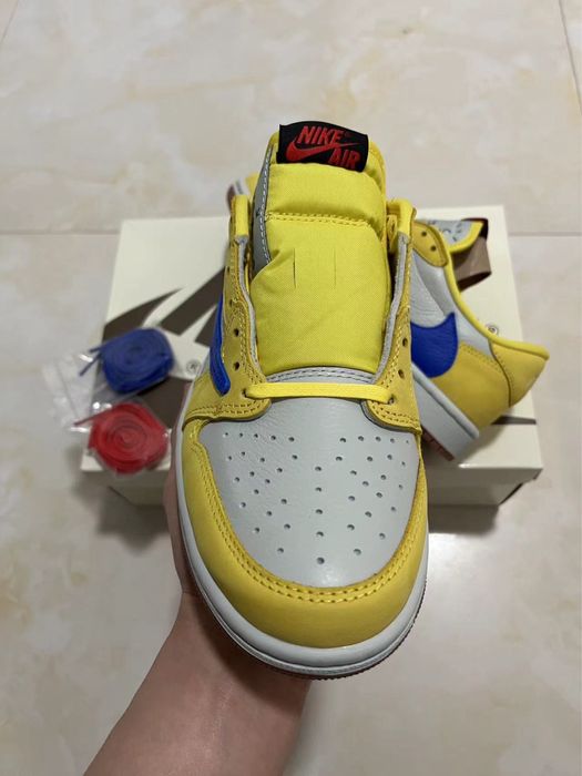 Air Jordan 1 Retro Low OG SP Travis Scott Canary