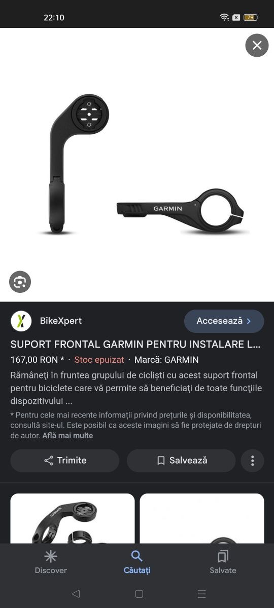 Suporți ciclocomputer Garmin