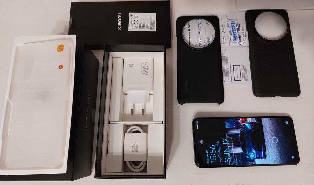 Xiaomi 14 Ultra 16/512gb черен, с гаранция и много аксесоари