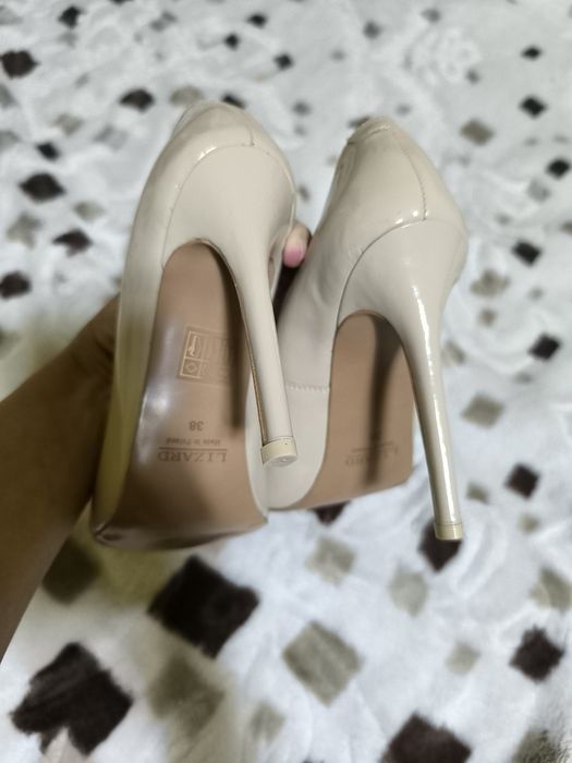 Дамски обувки Lizard естествена кожа кожа