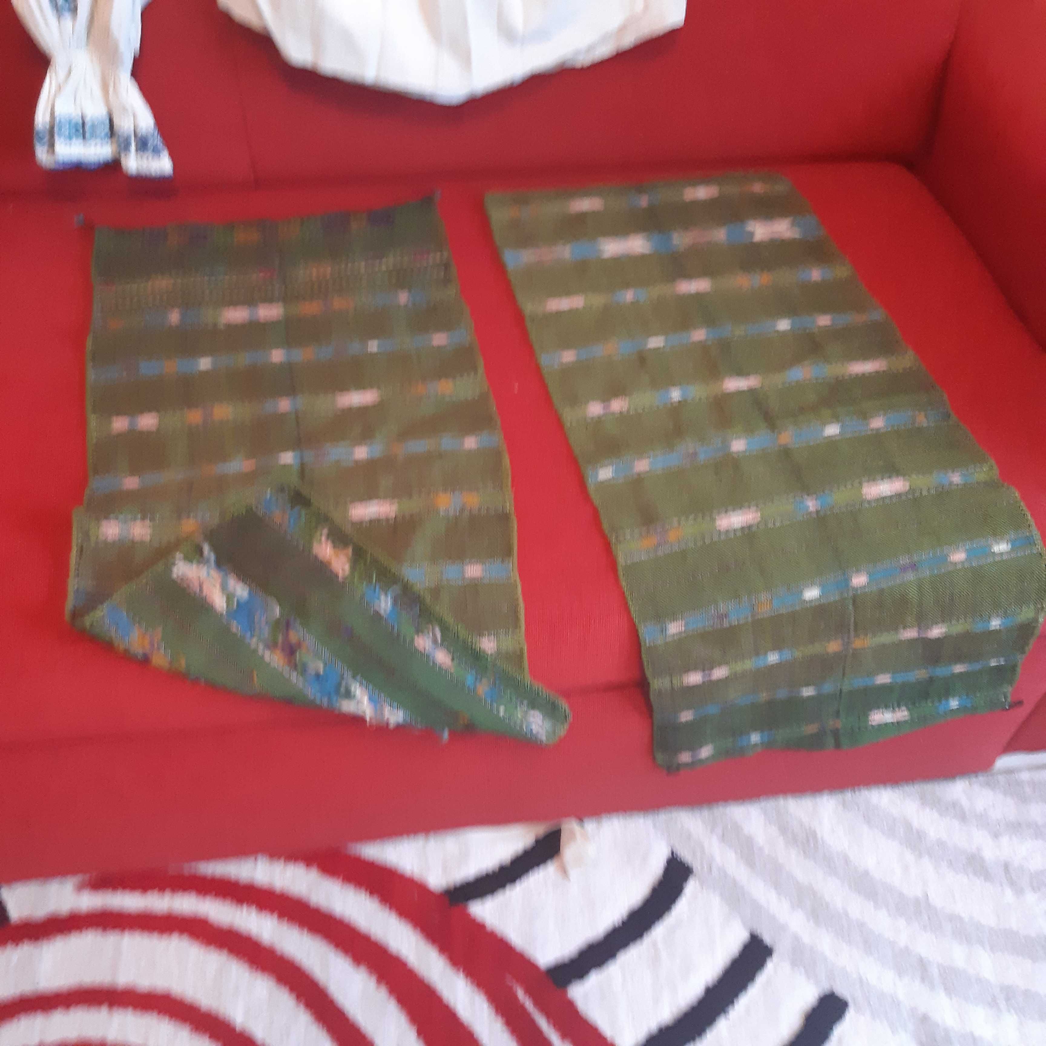 2 fote verzi, opinci fetita si stergar cusut manual