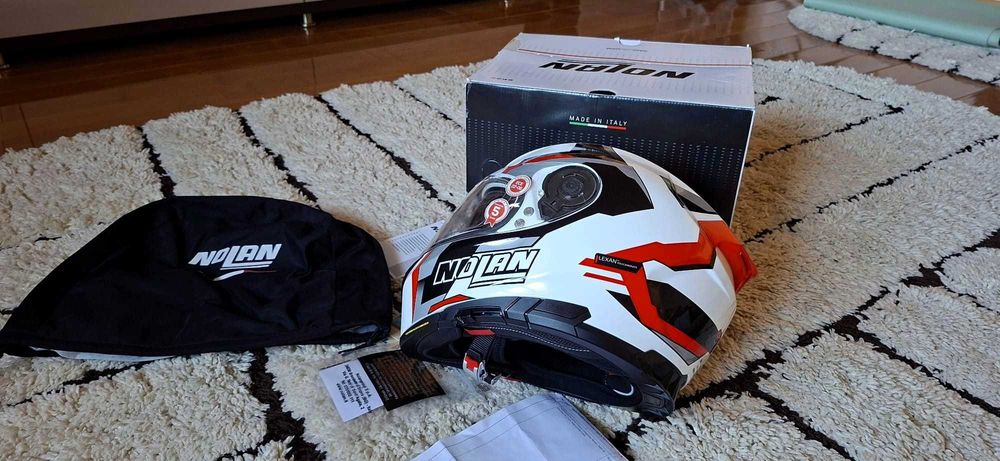 Casca moto Nolan N80 8 noua, XL, Pinlock 70, ochelari soare, factura