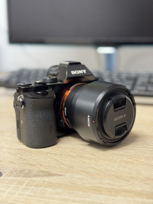 Aparat foto mirrorless Sony A7 + obiectiv Song 50mm f/1.8