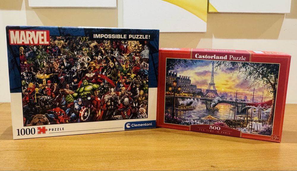 Пъзели Clementoni Marvel и Castorland Paris