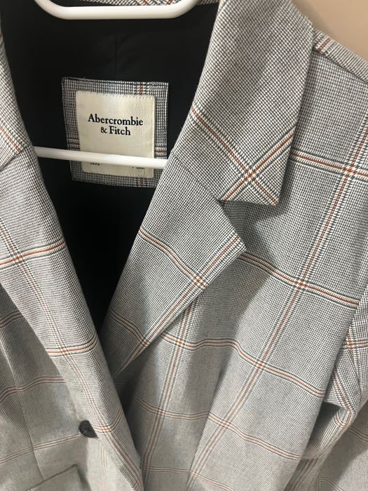 Sacou damă gri în carouri