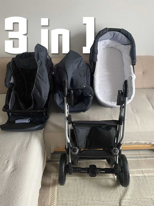 Carucior 3 in 1 Largo babylux, scoica, landou, sport + cadou umbrela