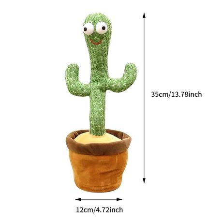 Cactus de jucarie dansator cu acumulatori ,inregistreaza si reda
