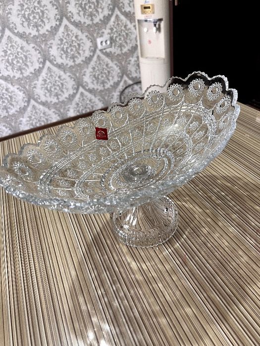 Чаша на ножке Sakura Glass Mey-ji, 36×23 см, новая