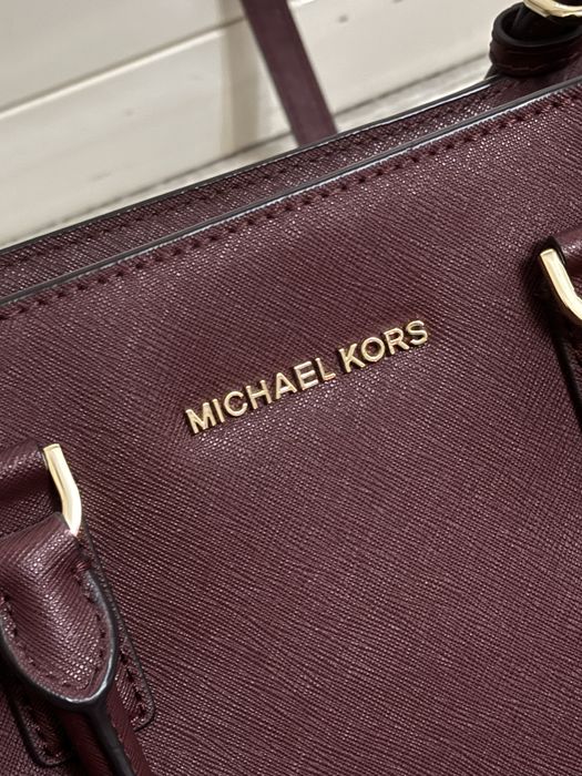 Geanta Michael Kors, Burgundy/Visinie, Conditie Excelenta