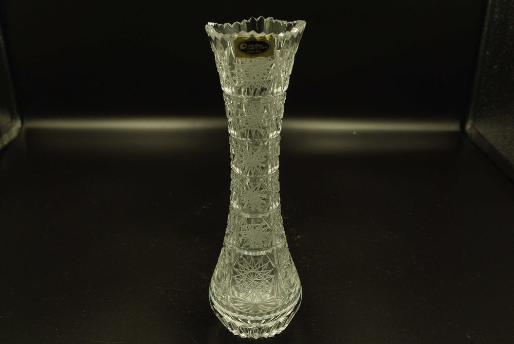 Vaza cristal fabricata in Romania, anii 1990