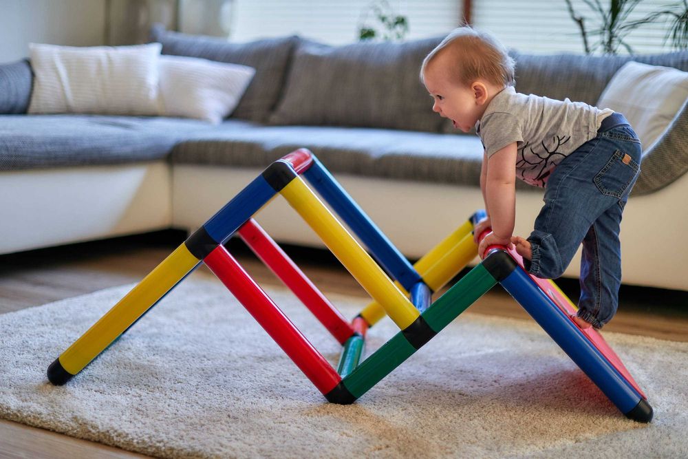 Детски комплект за катерене и игри - Quadro Beginner за 1-6 години