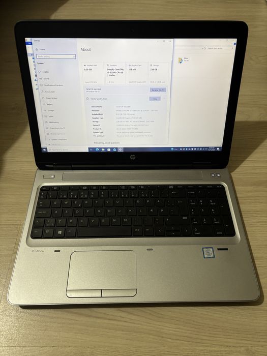 Laptop HP Probook 650 G2