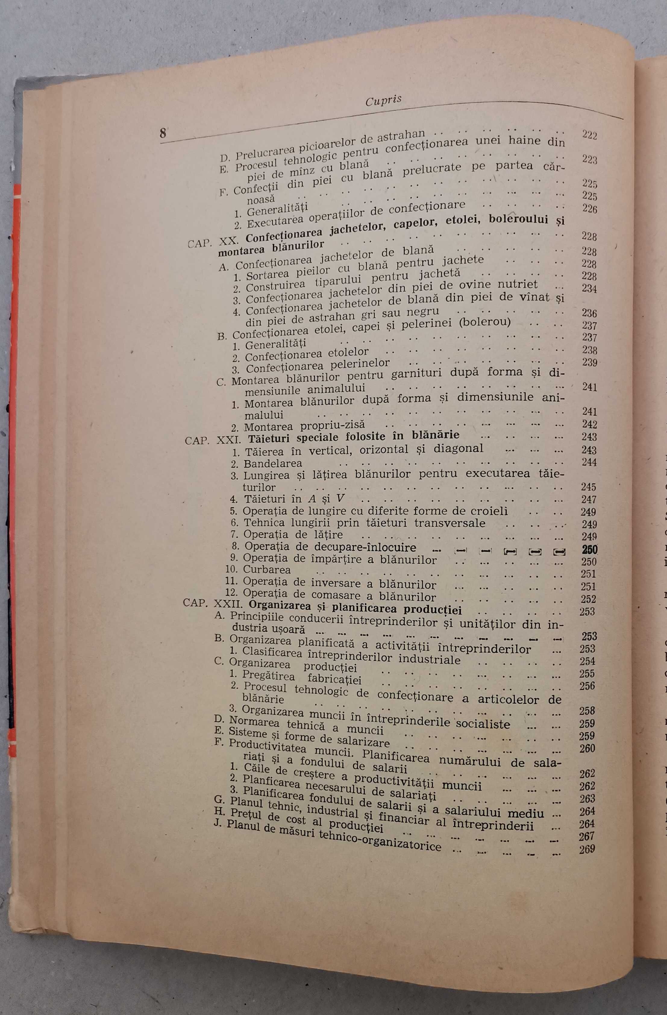 Petrache Costache - Manualul Blanarului, 1970
Carte pielarie tabacire