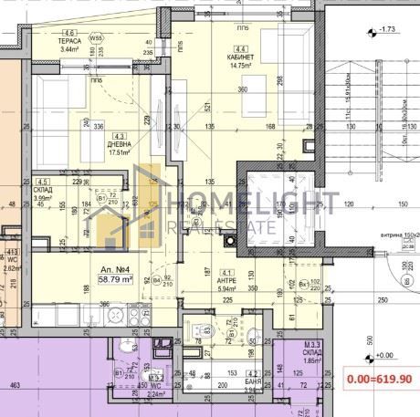 Продава се Двустаен апартамент в София, Манастирски ливади - 72 кв.м за 2200 €/кв.м - Снимка #6