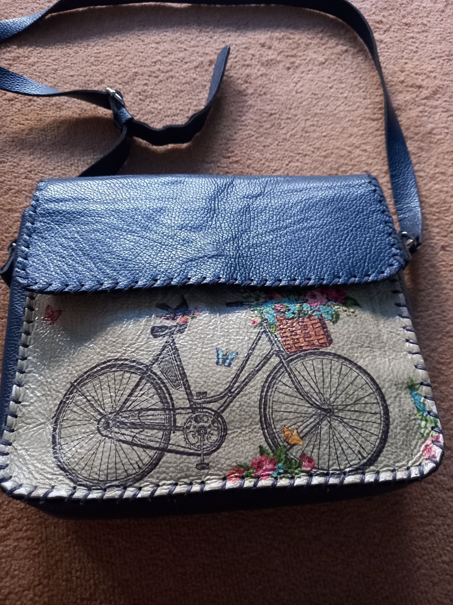 Geaca din piele hand made