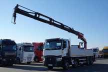 Renault C 430 / 8x4 / 7 M LIVRARE + HDS PALFINGER 33002 -înălțime: 14,5 M / CAPACITATE DE RIDARE 9800 KG / RADIOCOMANDĂ / ROTATOR / EURO 6