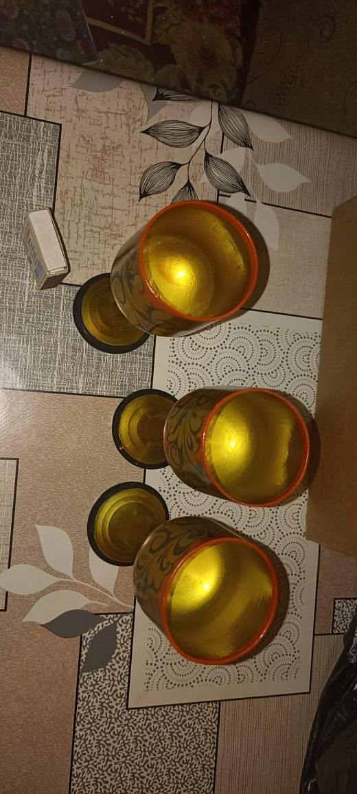 Продаю фужеры Хохлома