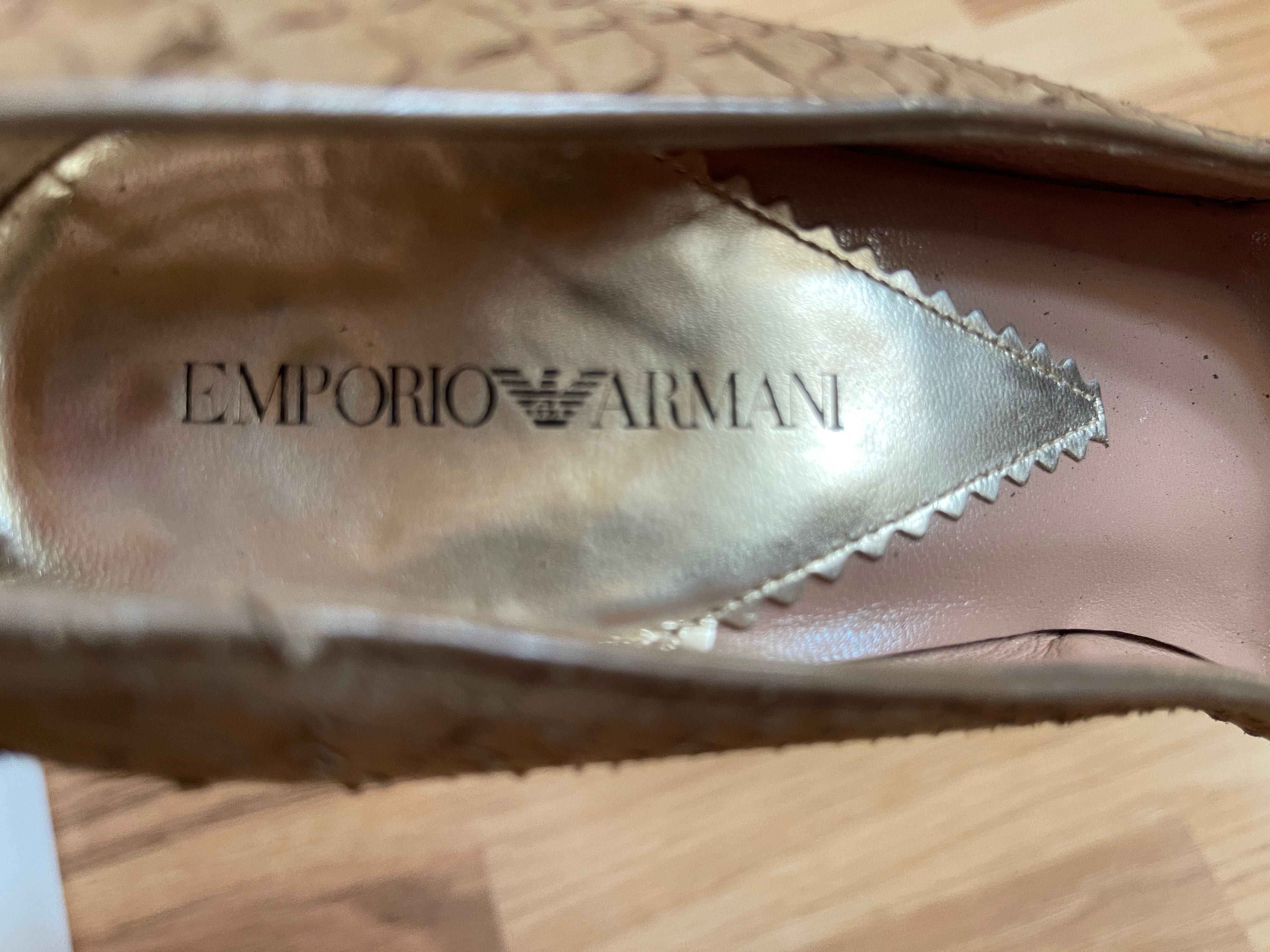 Pantofi Emporio Armani talpa epa piele 38 1/2 bej