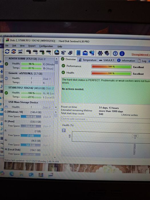 HDD Laptop Segate 500Gb slim sata3