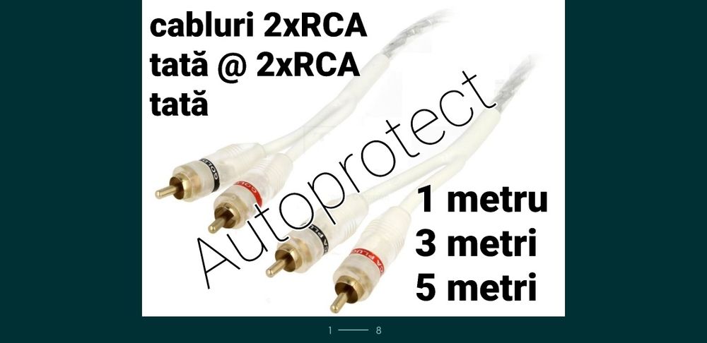 Kit cabluri profesional montaj subwoofer nou 6 10 20 MM ACV Germania