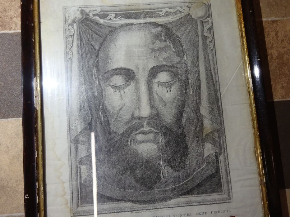 Tablou vintage Veil of Veronica - The Holy Face of Jesus