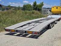 Platformă remorca auto transport 2 mașini 8.5 metri 3 axe