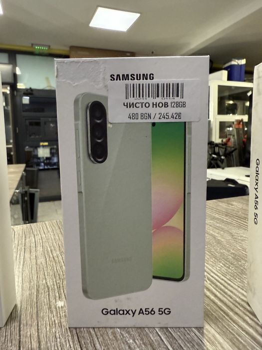 Samsung A56 128GB 480лв/брой