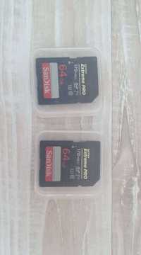Продам новые карты памяти SanDisk Extreme Pro SDXC UHS-I 64Gb 170MB/s