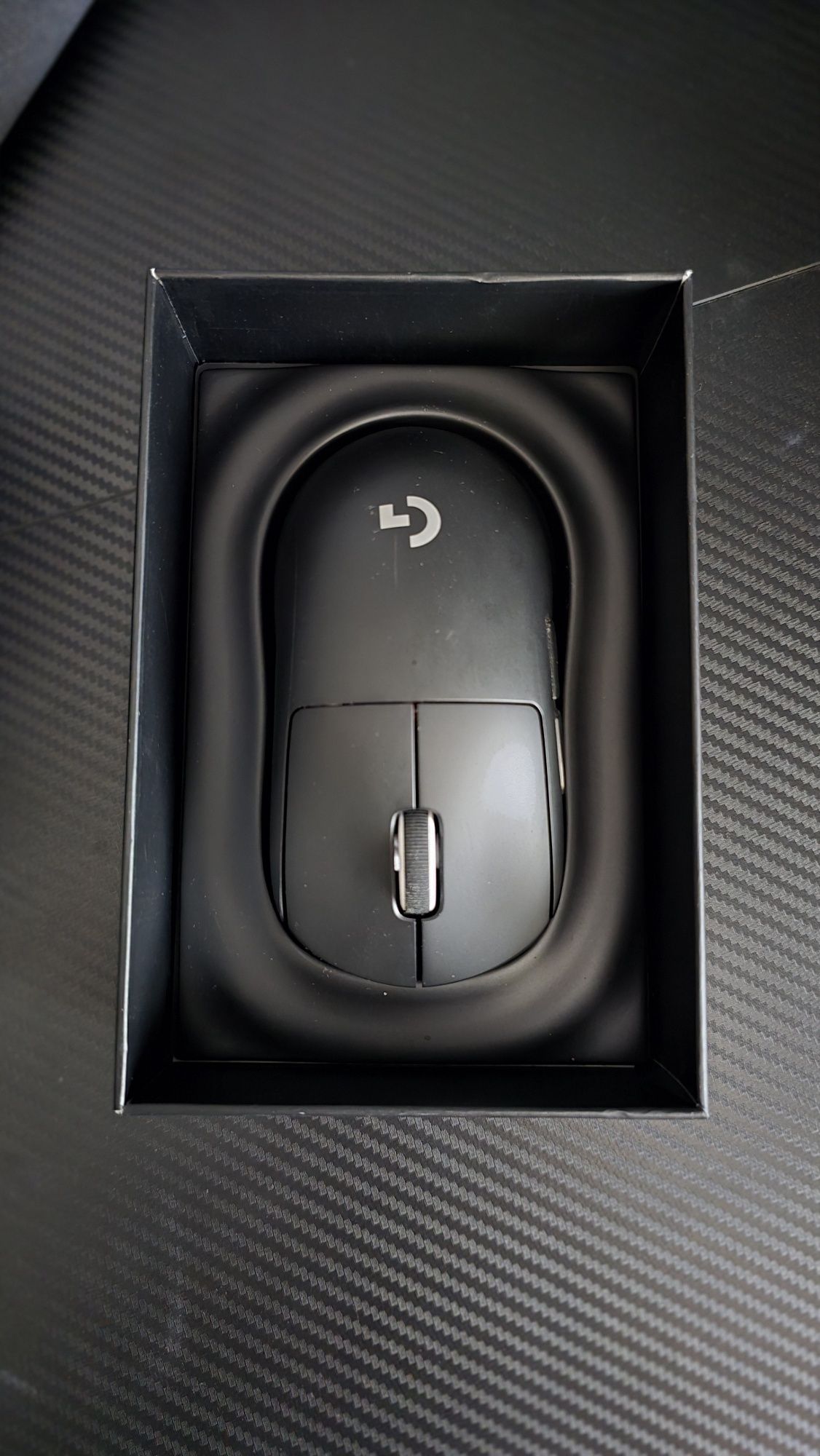 Гейминг мишка Logitech - PRO X SUPERLIGHT, оптична, безжична, черна