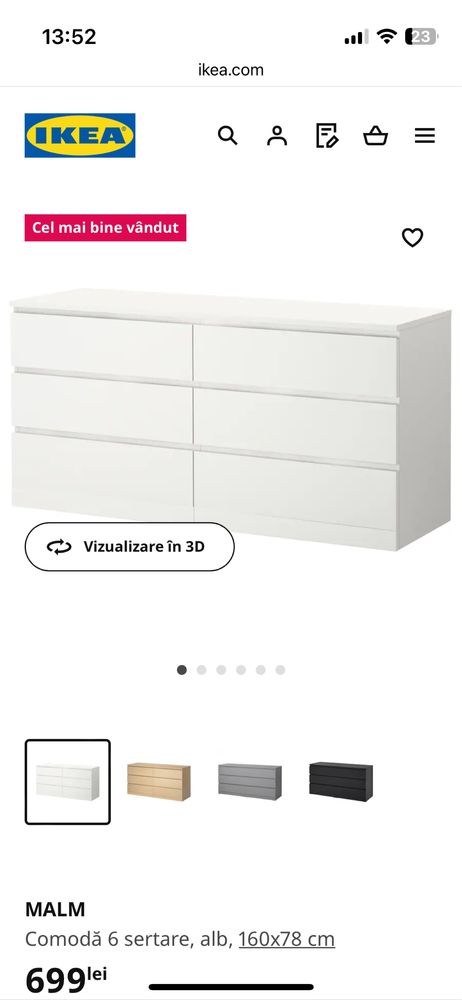 Comoda Malm Ikea