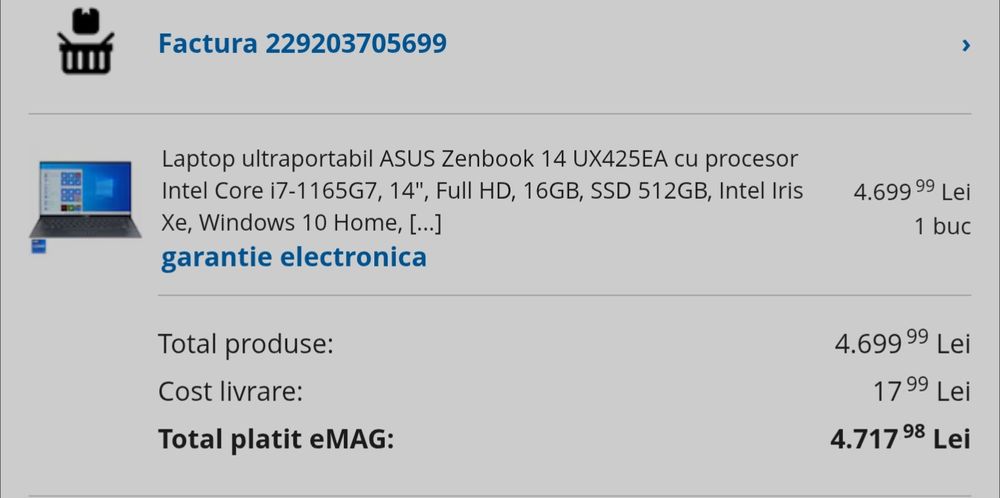 ASUS Zenbook 14 UX425EA