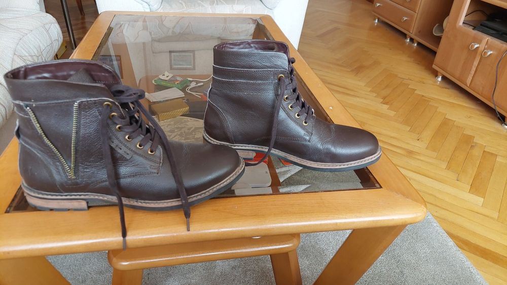 Кожени боти от естествена кожа