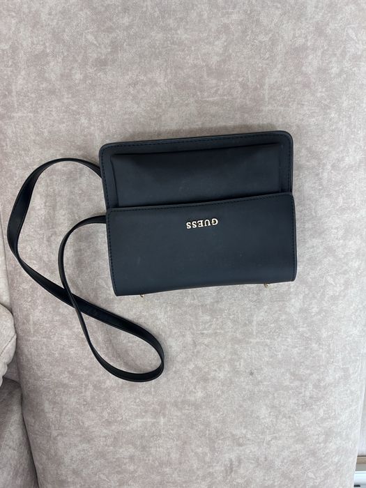 Черна чанта естествена кожа