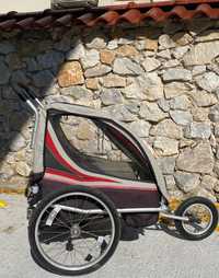 Детска количка рикша за две деца
