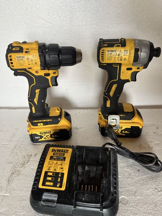 Set Dewalt 18V Autofiletanta DCD708 / impact DCF787 5Ah Brushless