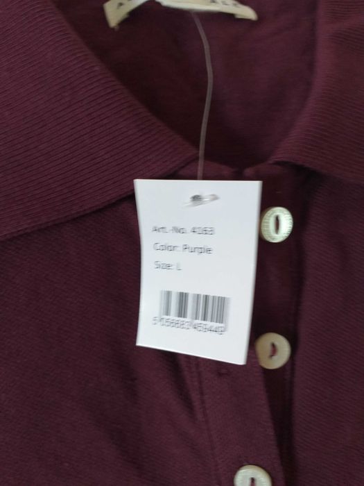 Tricou dama nou cu eticheta Aeropostale L bumbac , visiniu