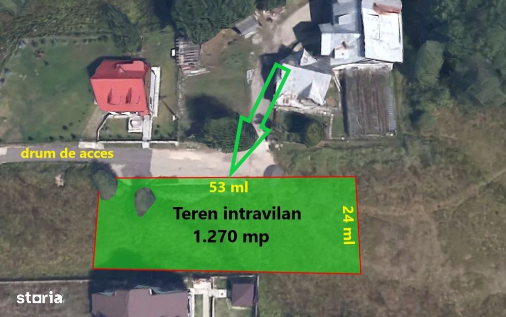 Teren intravilan 1.270 mp Predeal