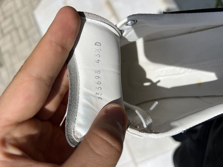 Alexandru McQueen Low Black & White - Originali, Mărimea 43