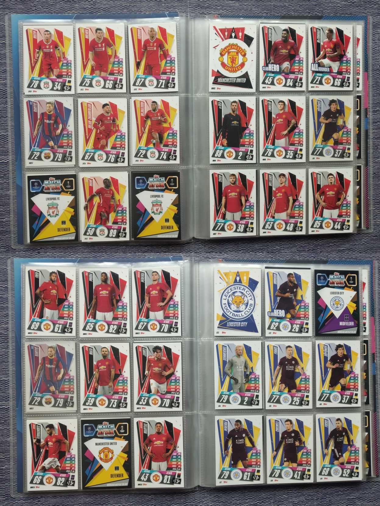 Футболни Картички Champions League Season 2020/2021 Match Attax Topps