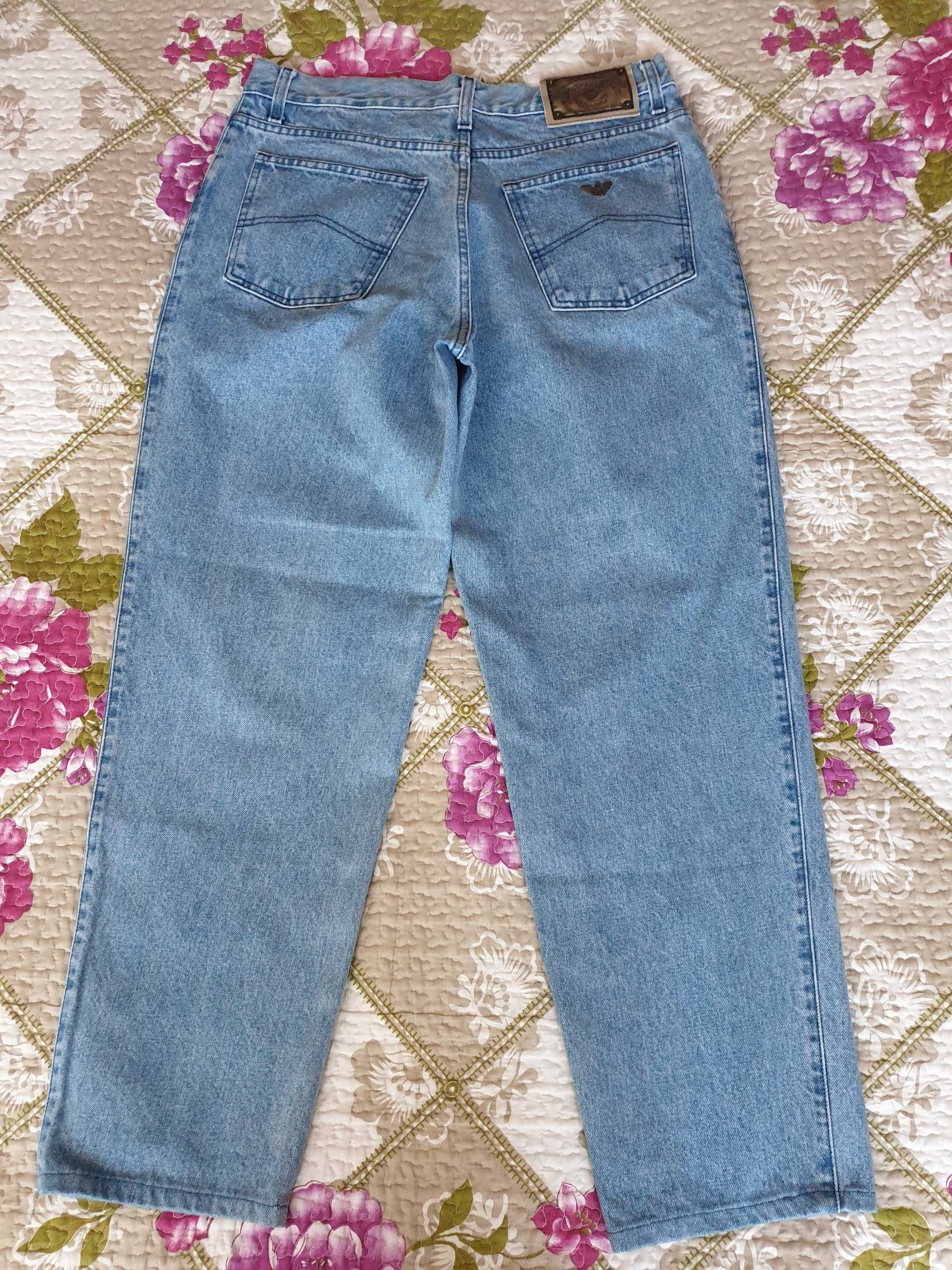 Blugi albastri bumbac Armani