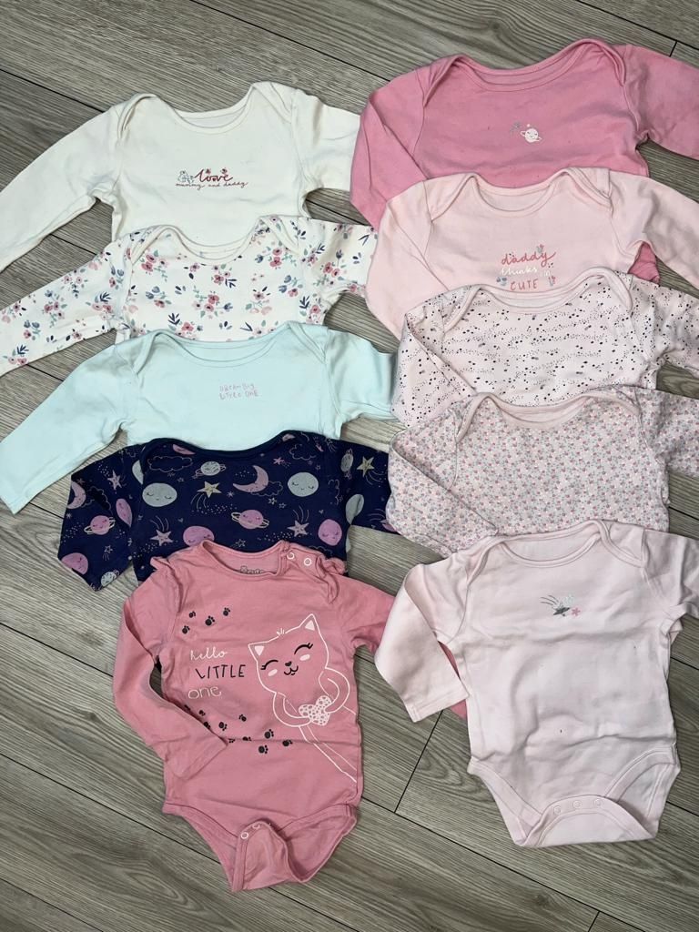 Set 11 body-uri cu mânecă lunga, Mothercare